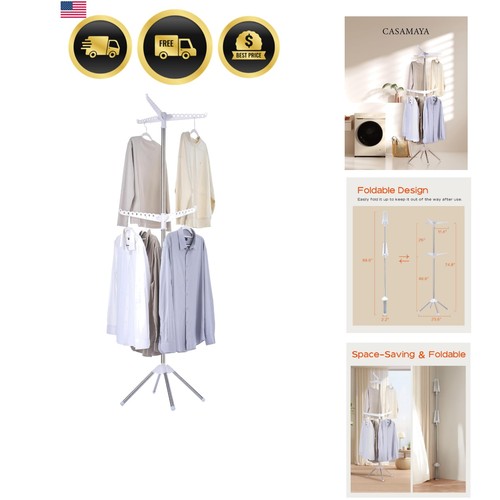 Clothes drying rack foldable - drying,