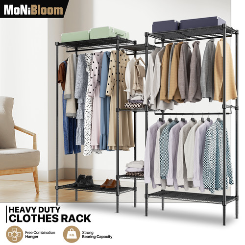 Clothes hanging rod garment - [clothes,