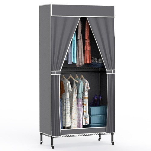 Shaped garment rack - shaped, heavy