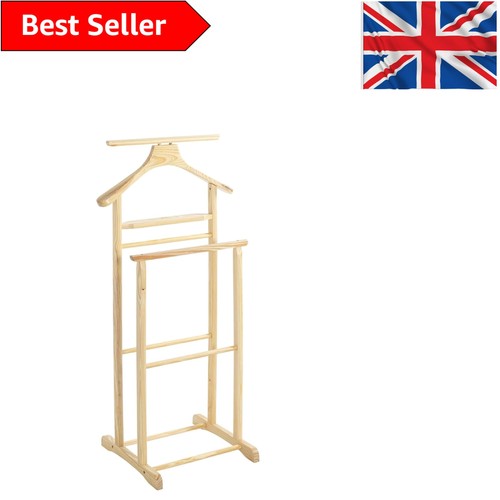 Natural wood valet - wood, stand