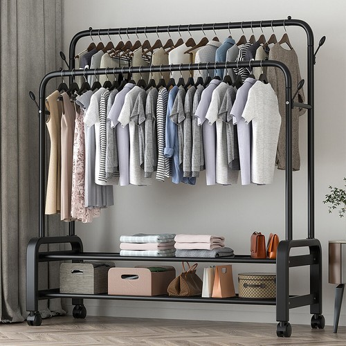 Heavy duty metal double - double, rail