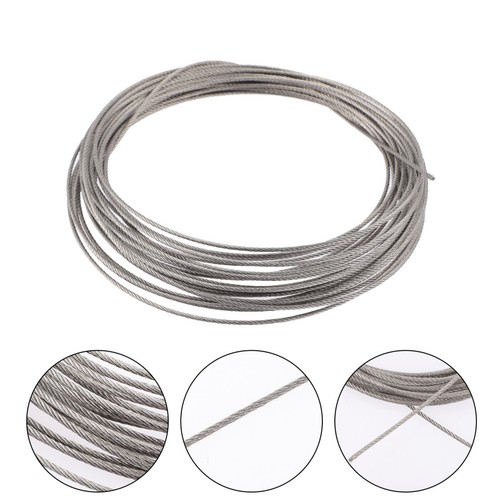 Silver stainless steel wire - silver,